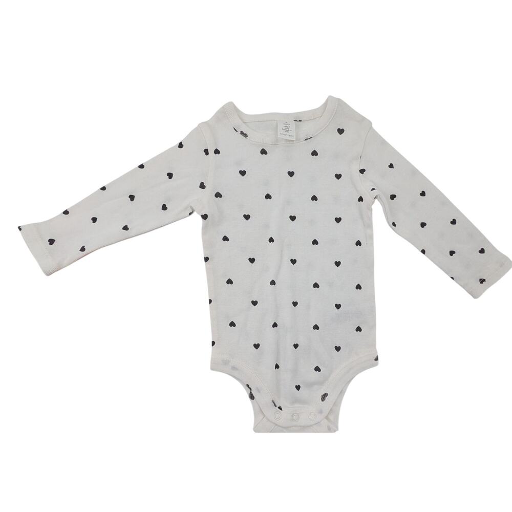 Nordstrom Baby Pink Jacket and Heart Long Sleeved Bodysuit 6M - Picture 4 of 10